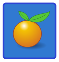 Food - Tile Orange 