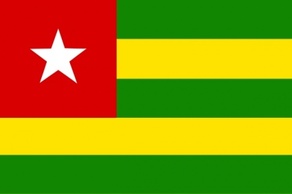 Togo Flag clip art