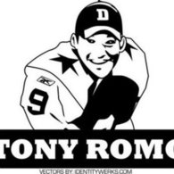 Tony Romo Vector Preview