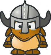 Tonyk Gnu Knight clip art