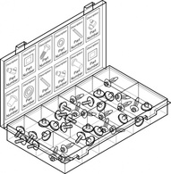 Tools Hardware Container Lineart Screws Nails