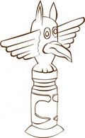 Totem clip art Preview