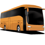 Tourist Bus Vector Image 