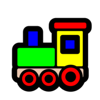Toy train icon Preview