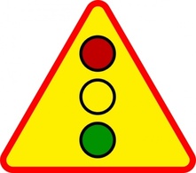 Transportation - Traffic Light Sign clip art 