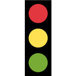 Traffic Lights Vector Sign 