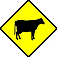 Animals - Traffic Sign clip art 