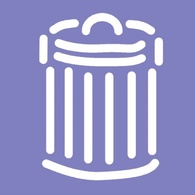 Objects - Trash Can Symbol Sign clip art 