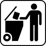 Objects - Trash Disposal clip art 