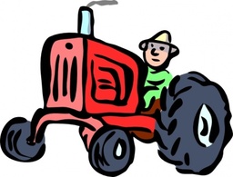 Transportation - Trattore clip art 