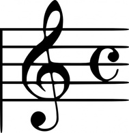 Treble Clef clip art