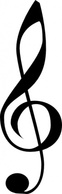 Treble Clefs clip art Preview