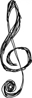 Treble Clefs clip art