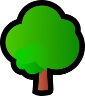 Shapes - Tree clip art 