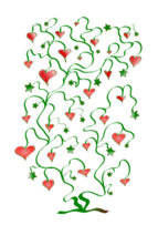 Tree of Hearts with Leaves of Stars