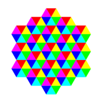 Triangle Tessellation 6 Color 