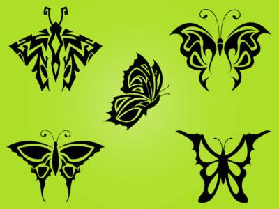 Animals - Tribal Butterfly 