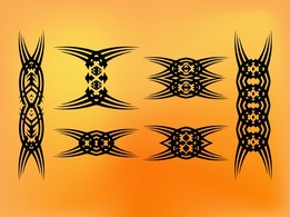 Shapes - Tribal Thorn Vector 