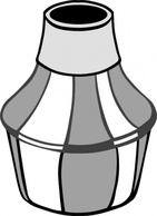 Trumpet Harmon Mute clip art Preview