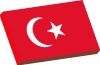 Turkey 3d Vector Flag 