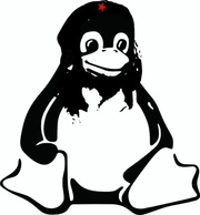 Animals - Tux Penguin Sitting clip art 