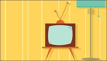 Ornaments - TV cartoons such as interior decoration material vector 