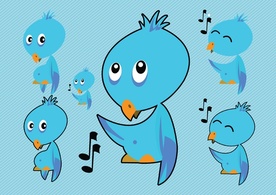 Animals - Twitter Bird Vectors 