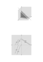 two parallel straight lines, -- zwei parallele Geraden