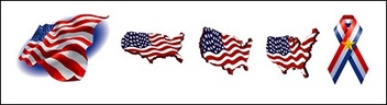 Signs & Symbols - U.S. flag elements 