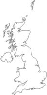 Uk Map Outline clip art