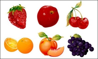 Food - Ultra-fine fruit Vector 