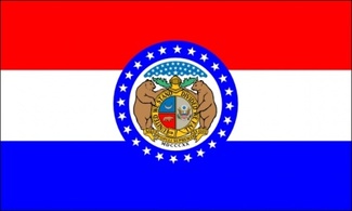 Signs & Symbols - Us Missouri Flag clip art 