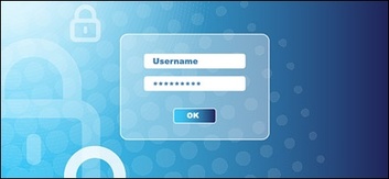 Users log on vector interface material Preview