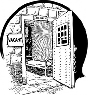 Vacant Prison Cell clip art