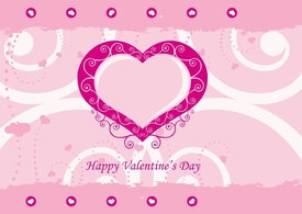 Ornaments - Valentine Card Vector 