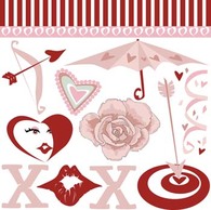 Miscellaneous - Valentine Elements Vector 