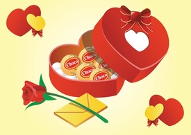 Valentine Gifts Vector