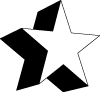 Vector 3d Star