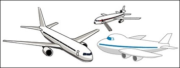 Transportation - Vector aircraft material 