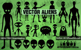 Vector Aliens Preview