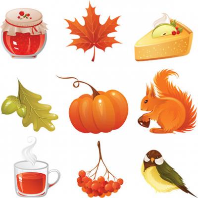 Icons - Vector Autumn Icons 