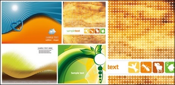 Backgrounds - Vector background material 