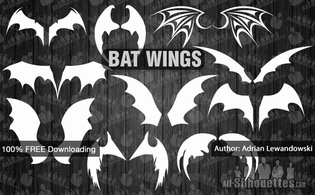 Vector bat wings Preview