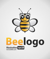 Animals - Vector Bee for Business Logo or Icons 