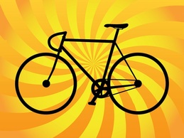 Silhouette - Vector Bike 