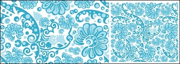 Vector blue background material pattern