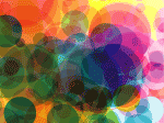 Vector Bubbles In Colors Background 