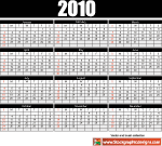 Vector Calendar 2010