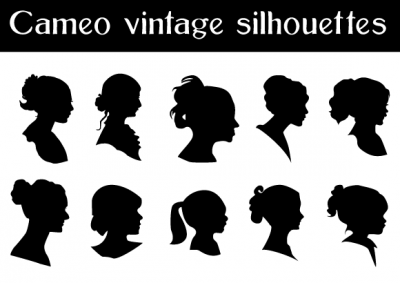 Silhouette - Vector Cameo Silhouettes 