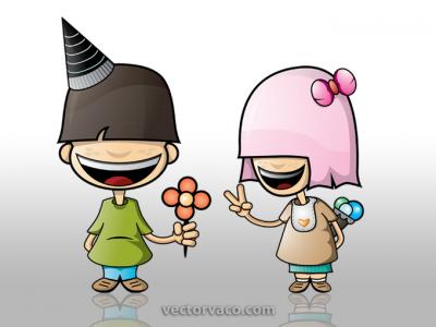 Cartoon - Vector Character Couple 